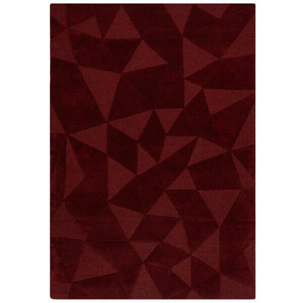 HANDWEBTEPPICH 120/170 cm SHARD Rot  - Rot, KONVENTIONELL, Textil (120/170cm)