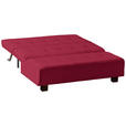 SCHLAFSOFA Juice in Rot  - Rot/Schwarz, Design, Textil/Metall (165/92/102cm) - Novel
