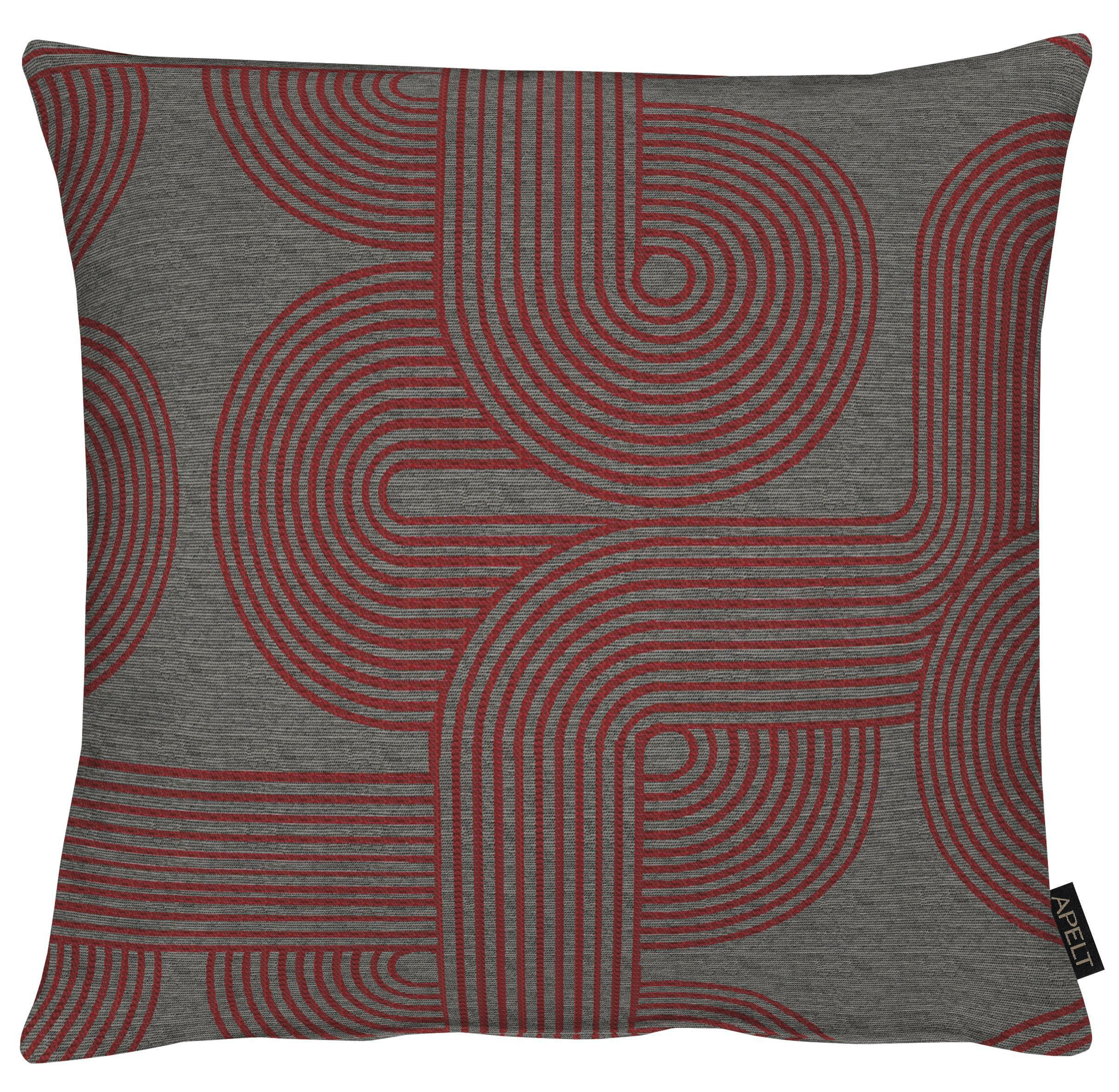 ZIERKISSEN 45/45 cm  - Bordeaux, Design, Textil (45/45cm) - Apelt