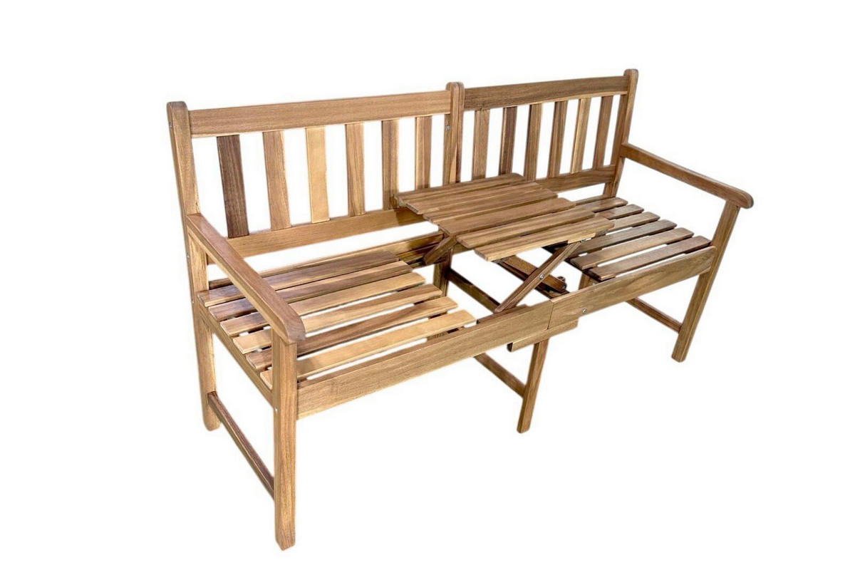 ZÁHRADNÁ LAVICA, akácia, drevo - farba akácie, Basics, drevo (153/57/88cm) - Prestige Home