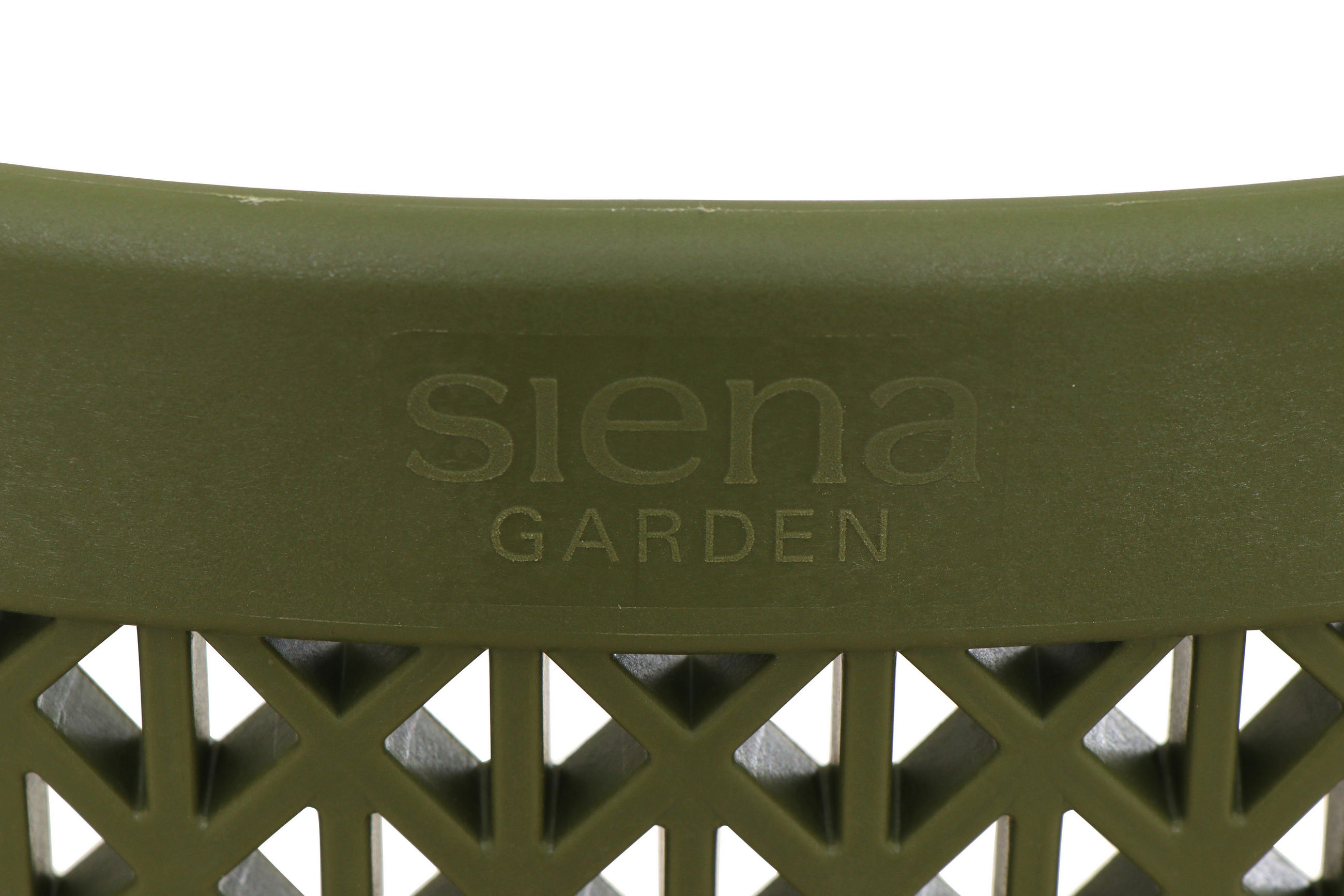 GARTENGARNITUR 3-teilig Stahl  - Anthrazit/Olivgrün, Basics, Kunststoff/Metall (80/81/80cm) - Siena Garden