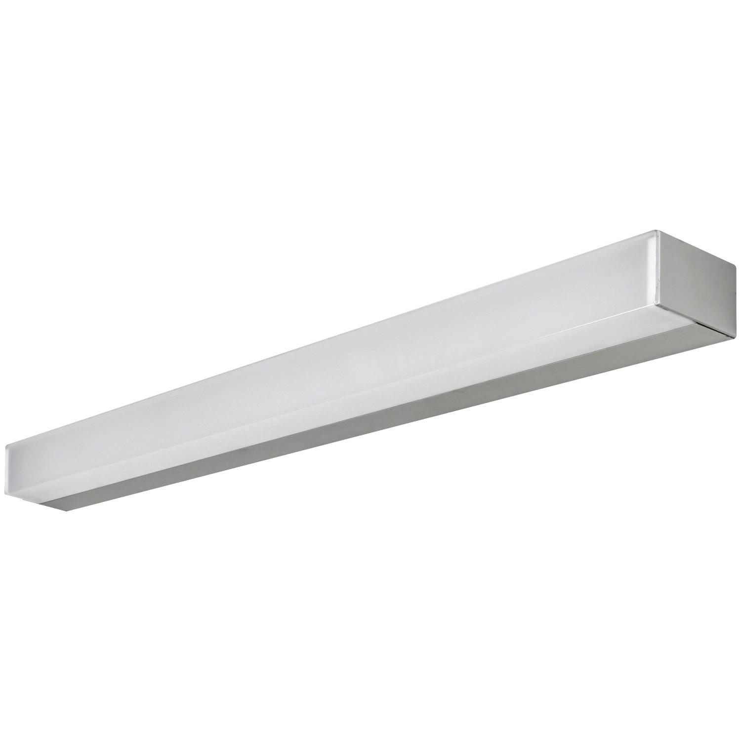 SPIEGELLEUCHTE MIRROX 60/4/6 cm  - Alufarben, Design, Metall (60/4/6cm)