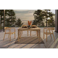 GARTENTISCH 140/80/76 cm  - Akaziefarben, Basics, Holz (140/80/76cm) - Ambia Garden