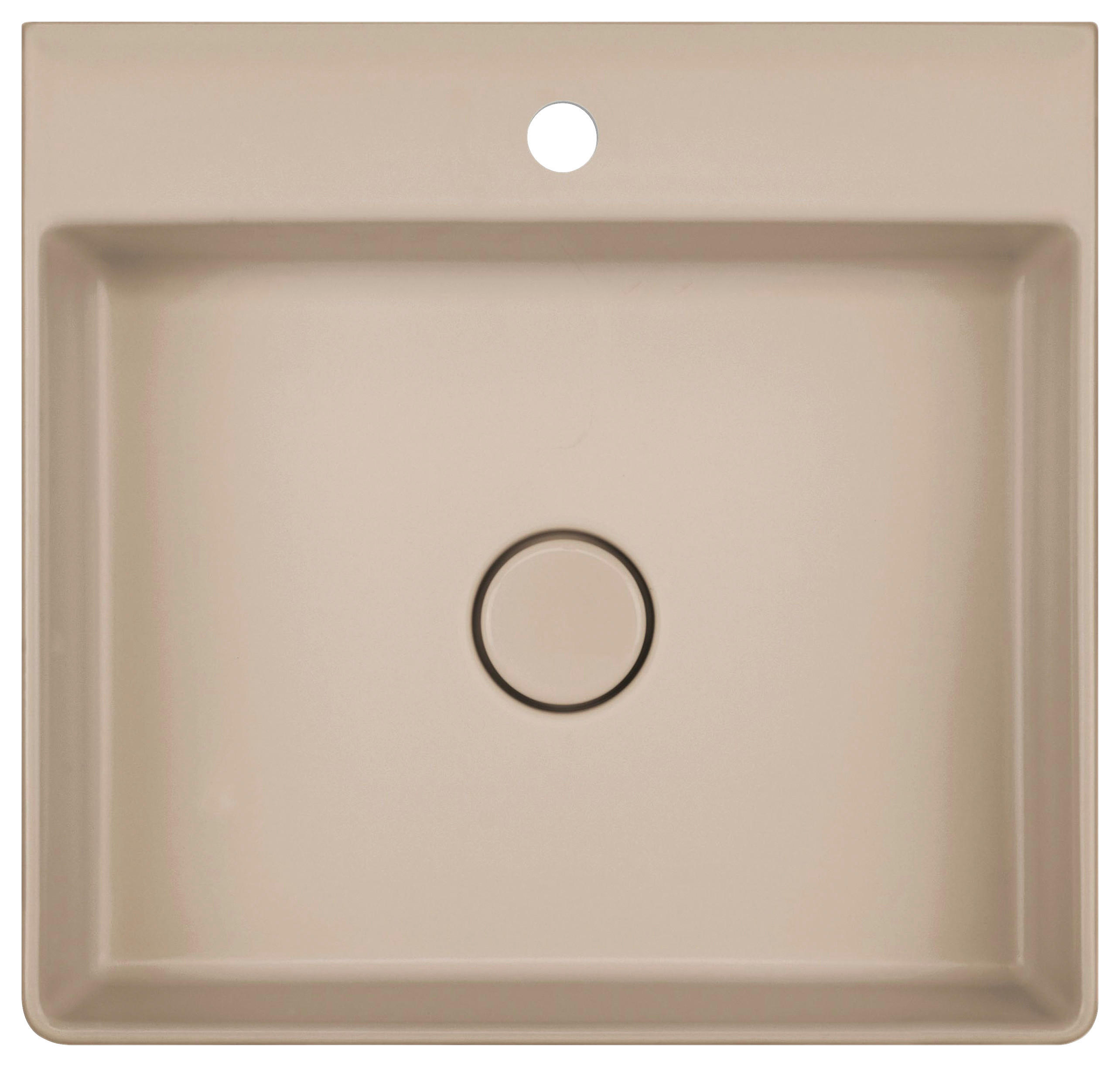 Systemceram Waschbecken Sanara 50 Fango 50x11x47.3 cm