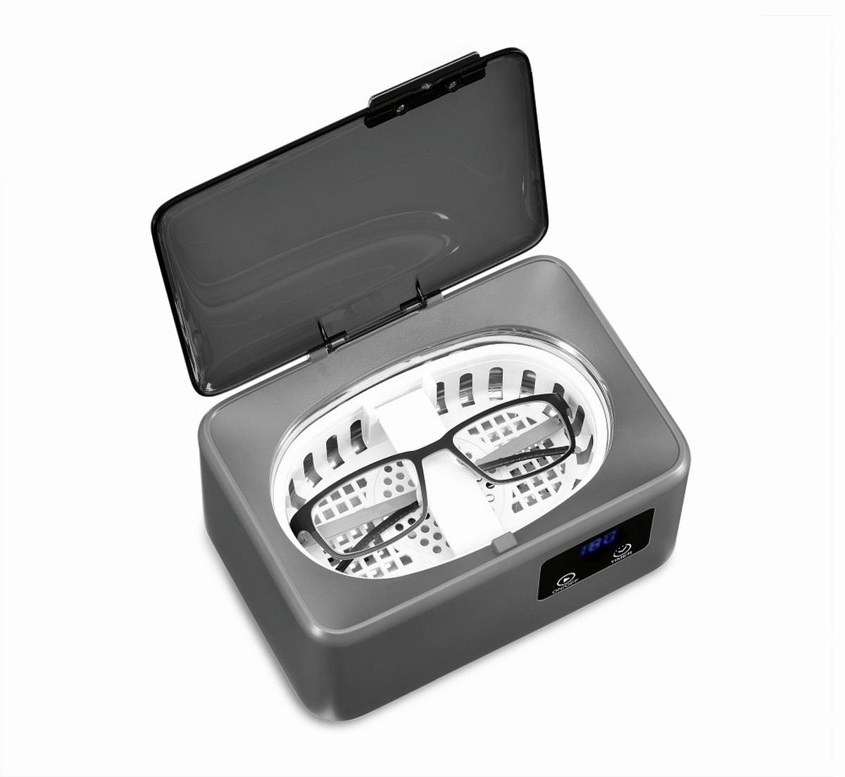 ULTRASCHALLREINIGER Lichterblitz  - Grau, Basics, Kunststoff/Metall (18,5/13/11,5cm) - Lichterblitz