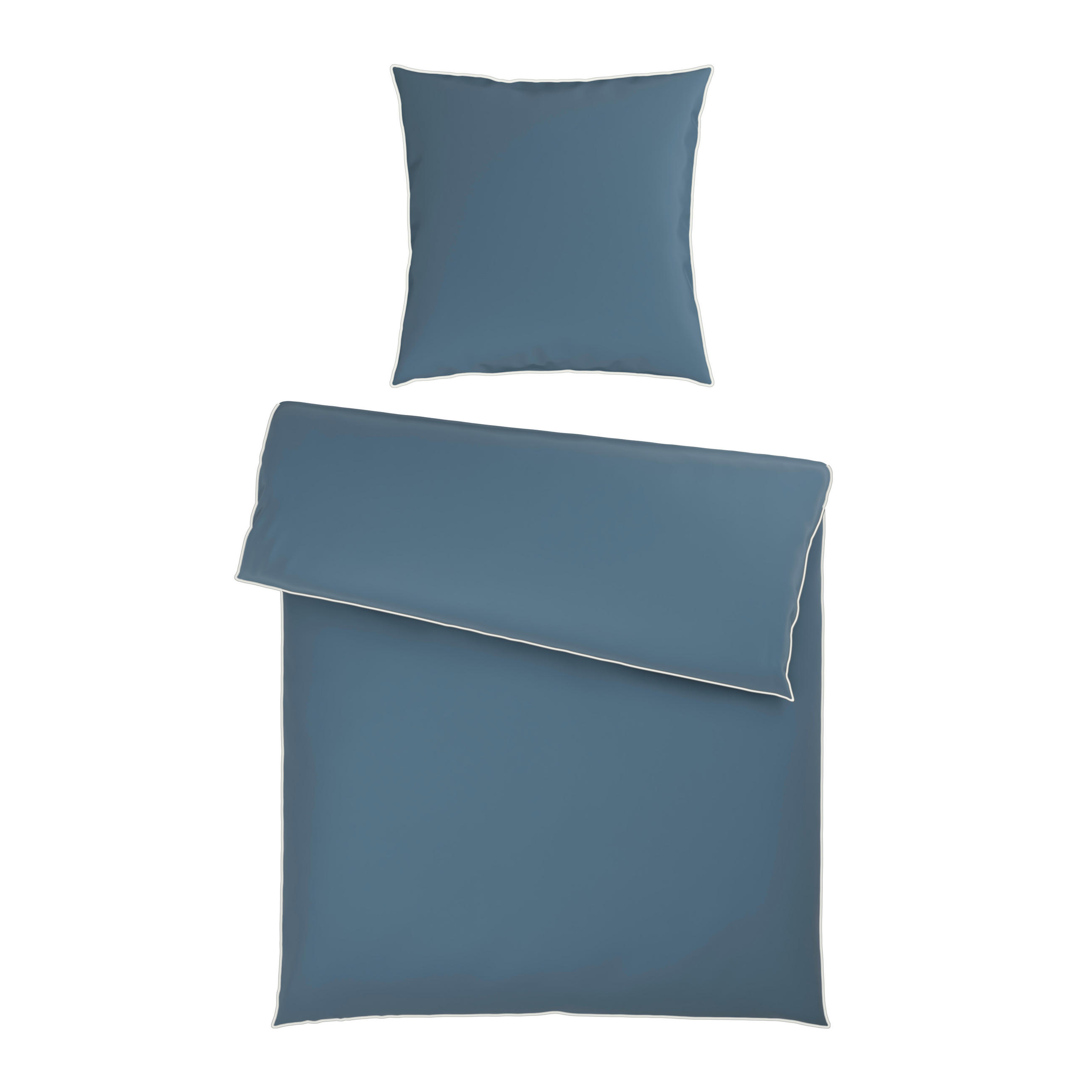 BETTWÄSCHE Calla Flachgewebe 135/200 cm  - Blau, Basics, Textil (135/200cm) - Dieter Knoll