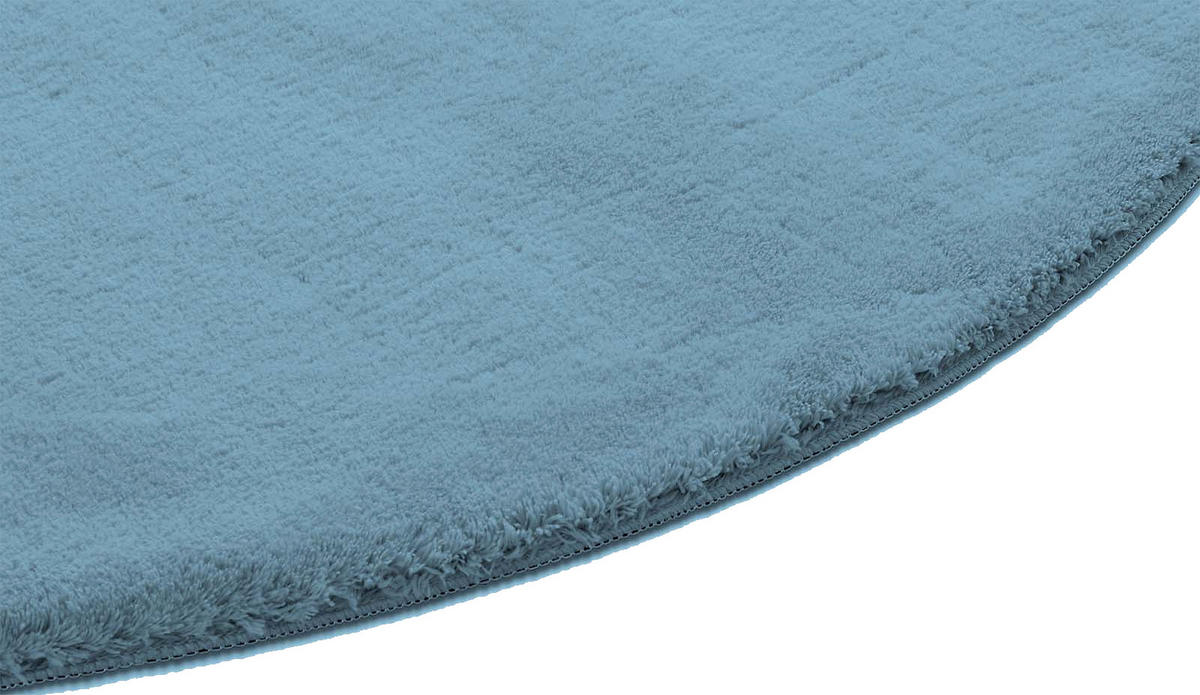 WEBTEPPICH Wohnzimmer 200 cm Fiona Hellblau rund  - Hellblau, KONVENTIONELL, Textil (200cm) - Novel