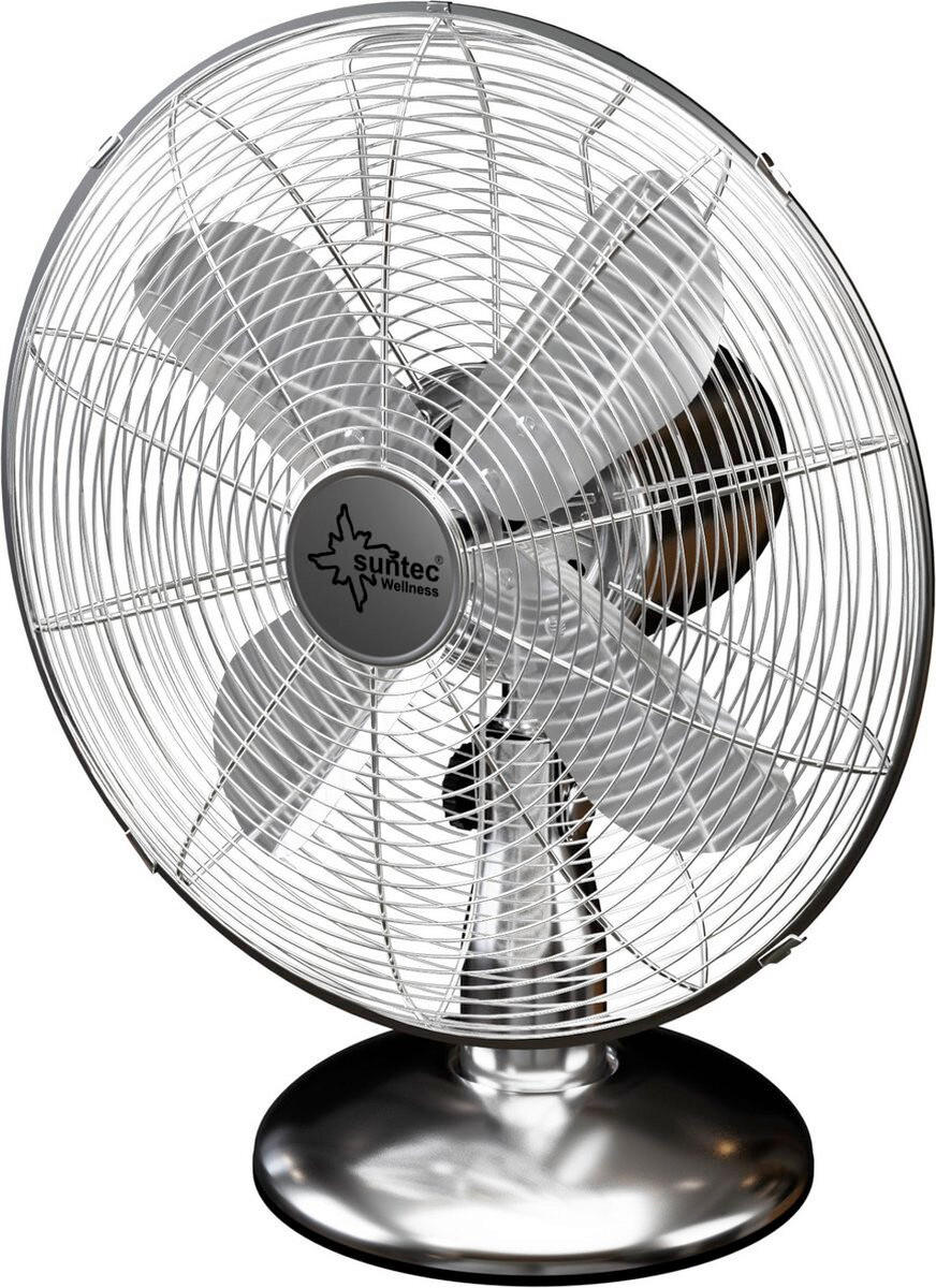 VENTILATOR STOLNI - boje kroma, Basics, metal (27/34,7/43,5cm)