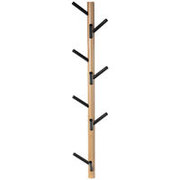 KLEIDERSTÄNDER in Naturfarben, Schwarz 18,5/98/12,5 cm   - Schwarz/Naturfarben, Design, Naturmaterialien (18,5/98/12,5cm) - MID.YOU