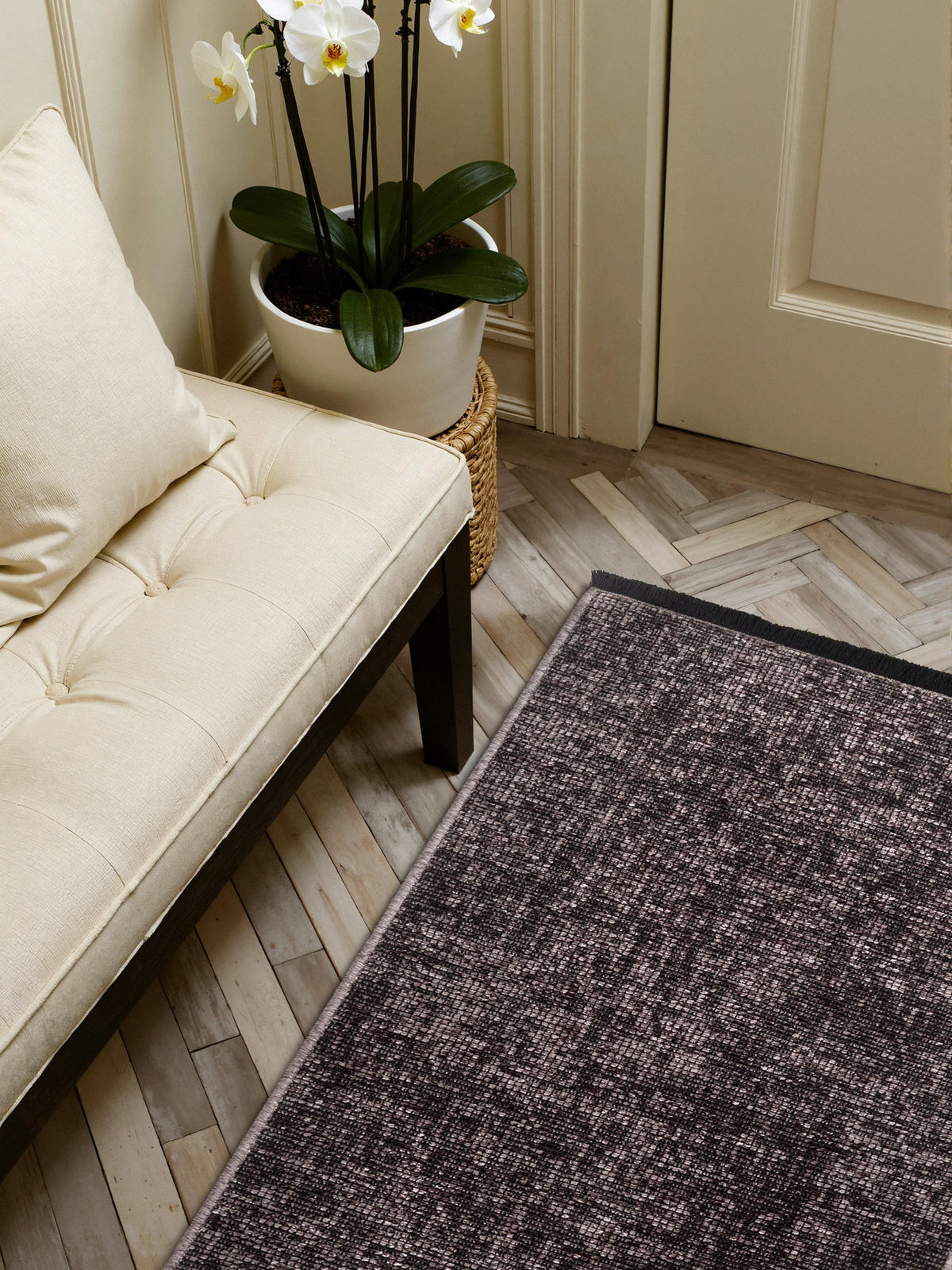 TEPPICH 80/250 cm Brilliance Braun  - Braun, KONVENTIONELL, Kunststoff/Textil (80/250cm) - Elle Decoration