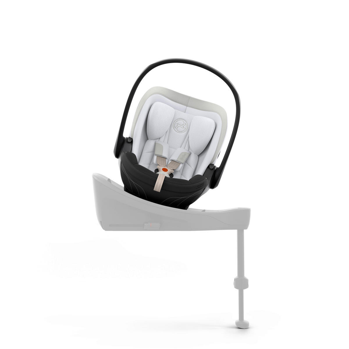 BABYSCHALE  Cloud S Style Misty Grey  - Hellgrau, Basics, Kunststoff/Textil (72/44/37,5cm) - cybex PLATINUM