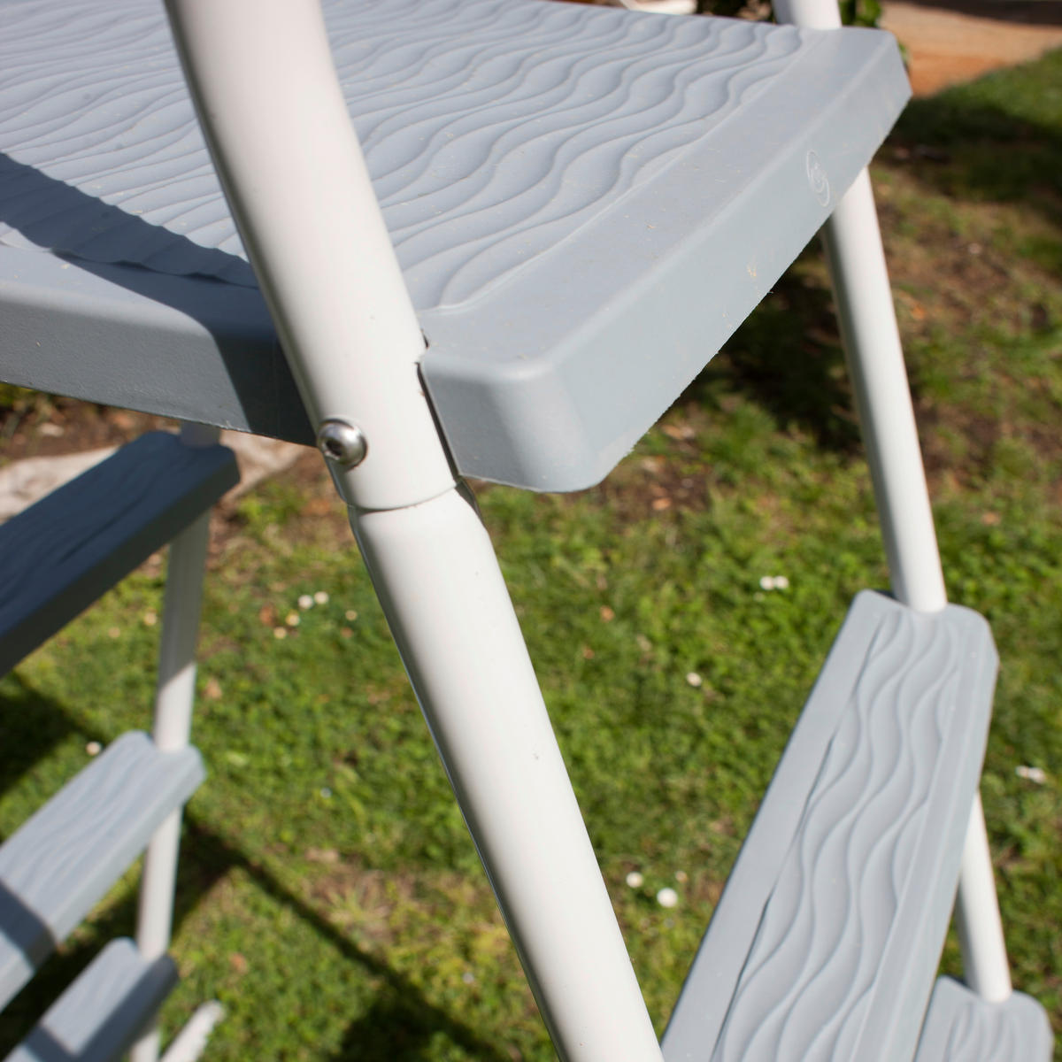 POOLLEITER 2024  - Weiß, KONVENTIONELL, Metall (134cm) - Gre