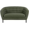2-SITZER-SOFA in Bouclé Grün  - Schwarz/Grün, Design, Textil/Metall (150/78/84cm) - MID.YOU
