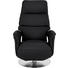 RELAXSESSEL Echtleder Relaxfunktion - Schwarz, Design, Leder/Metall (72/115/79cm) - Welnova RELAXSESSEL Echtleder Relaxfunktion - Schwarz, Design, Leder/Metall (72/115/79cm) - Welnova