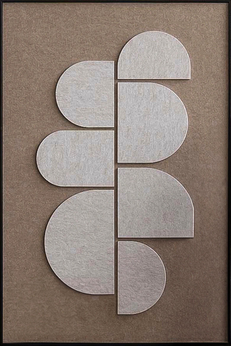 BILD 80/120/10 cm  - Schwarz/Braun, Basics, Holz/Kunststoff (80/120/10cm)