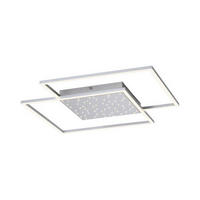 LED-DECKENLEUCHTE 67/67/5 cm   - Grau, Design, Metall (67/67/5cm) - Paul Neuhaus