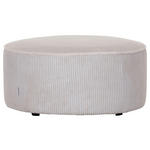 HOCKER Cord, Plüsch Naturfarben  - Schwarz/Naturfarben, KONVENTIONELL, Kunststoff/Textil (75/38cm) - Carryhome