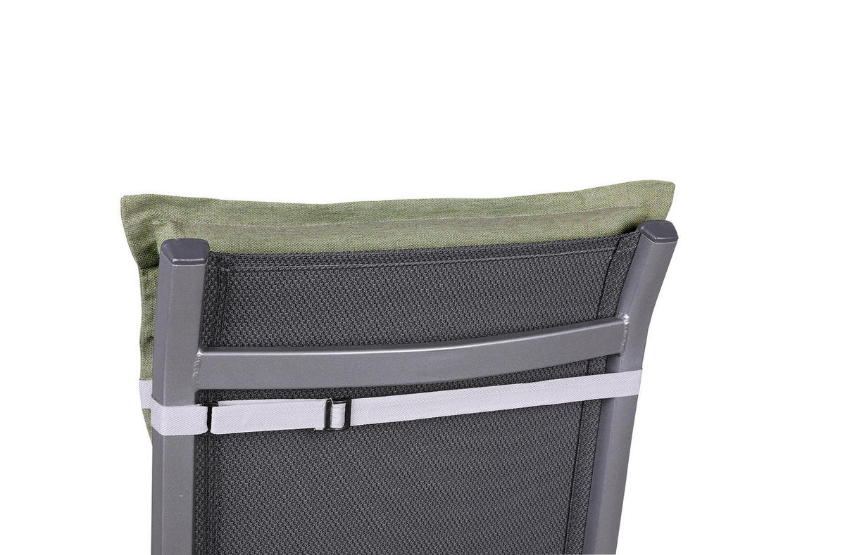 SESSELAUFLAGE Uni  - Hellgrün, Basics, Textil (50/7/110cm)