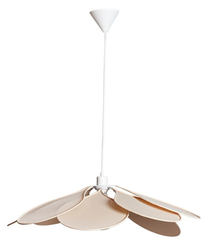 HÄNGLAMPA 75/20 cm  - beige, Klassisk, metall/textil (75/20cm) - Cottex