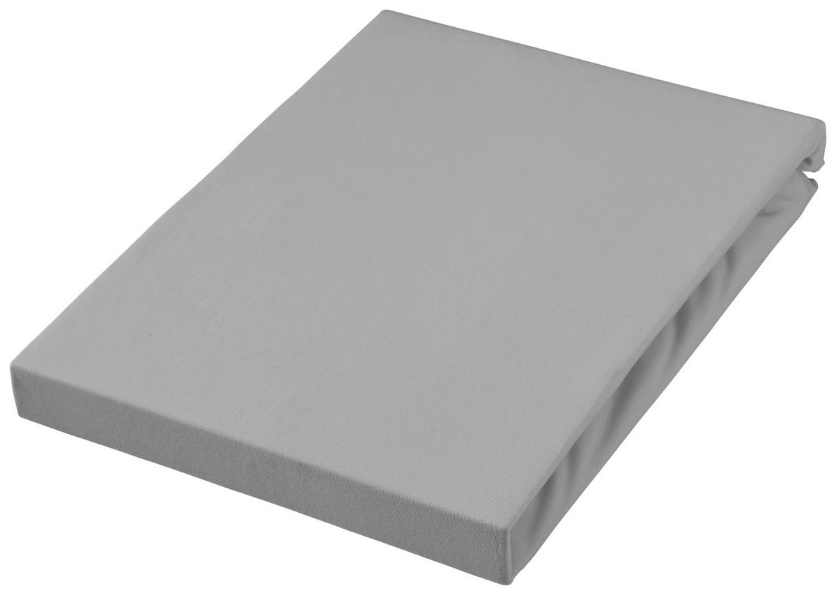 SPANNBETTTUCH Jersey  - Grau, Textil (100/220/30cm) - Dieter Knoll