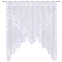 KURZGARDINE   105/150 cm   - Weiß, KONVENTIONELL, Textil (105/150cm) - Esposa