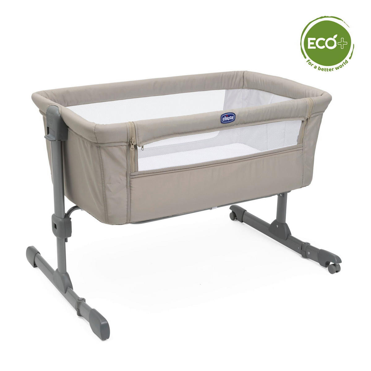 BEISTELLBETT NEXT2ME ESSENTIAL  - Beige, Basics, Textil/Metall (98/65/80/70,5cm) - Chicco
