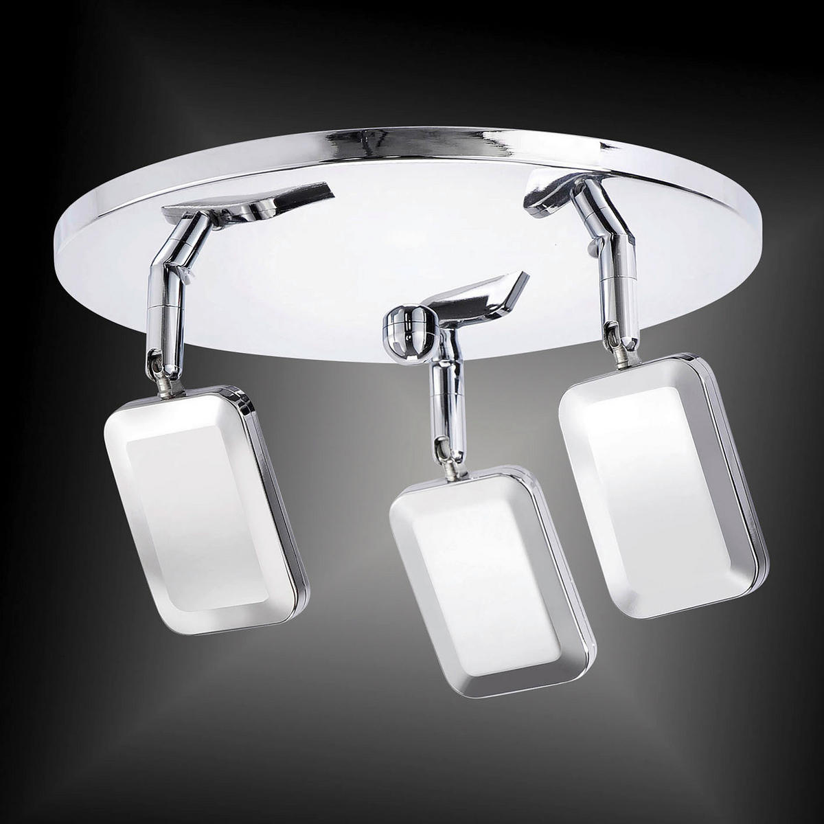 LED-REFLEKTOR  Wella /1530 lm/3000 K// - barve kroma, Basics, kovina/umetna masa (25/25/6,5-15,5cm)