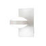 WANDLEUCHTE - Transparent/Weiß, Design, Kunststoff/Metall (17/10/17cm) WANDLEUCHTE - Transparent/Weiß, Design, Kunststoff/Metall (17/10/17cm)