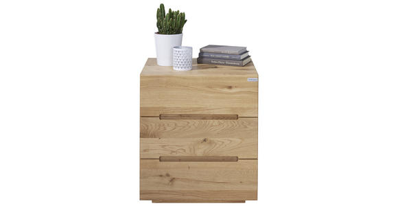 NACHTSCHRANK 50/60/40 cm Wildeiche massiv  - Eichefarben, KONVENTIONELL, Holz (50/60/40cm) - Valnatura