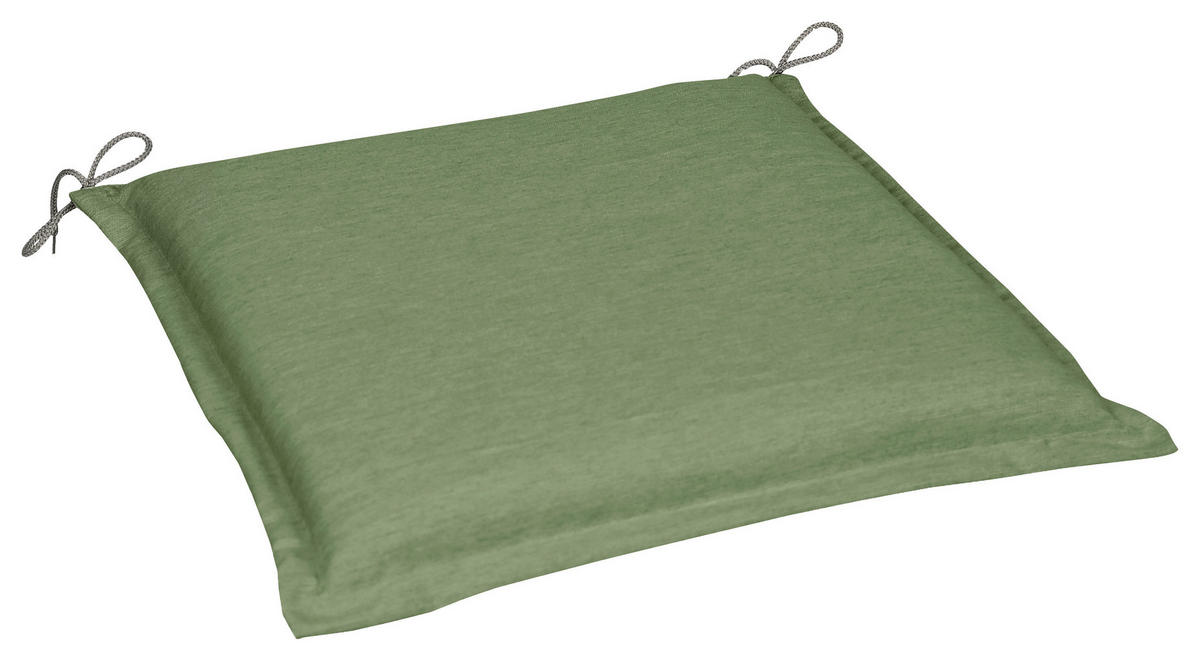 PERNĂ DE EXTERIOR PENTRU șEZU - verde deschis, Basics, textil (45/5/47cm)