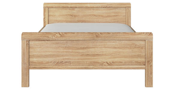 BETT 180/200 cm  in Sonoma Eiche  - Sonoma Eiche, Design, Holzwerkstoff (180/200cm) - Novel