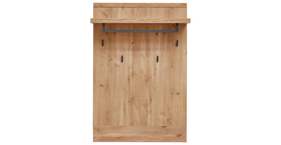 GARDEROBENPANEEL in 85/123/31 cm - Wildeiche/Anthrazit, Design, Holz/Holzwerkstoff (85/123/31cm) - Novel
