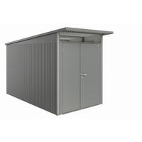 GERÄTEHAUS 180/222/380 cm  - Anthrazit, Basics, Metall (180/222/380cm) - Biohort