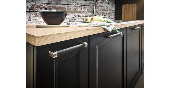 EINBAUKÜCHE - Schwarz, LIFESTYLE, Holzwerkstoff - Dieter Knoll