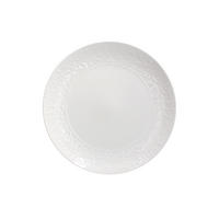 PLITVI KROŽNIK  Jasmin Bianco  keramika   28/2.5 cm      - bela, Basics, keramika (28/2.5cm) - Tognana