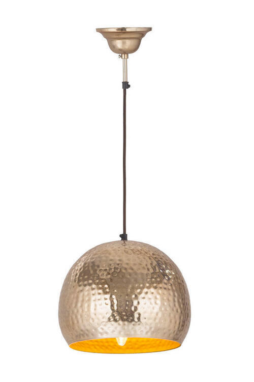 HÄNGELEUCHTE  27/21/27 cm   - Champagner, Trend, Metall (27/21/27cm) - Kayoom