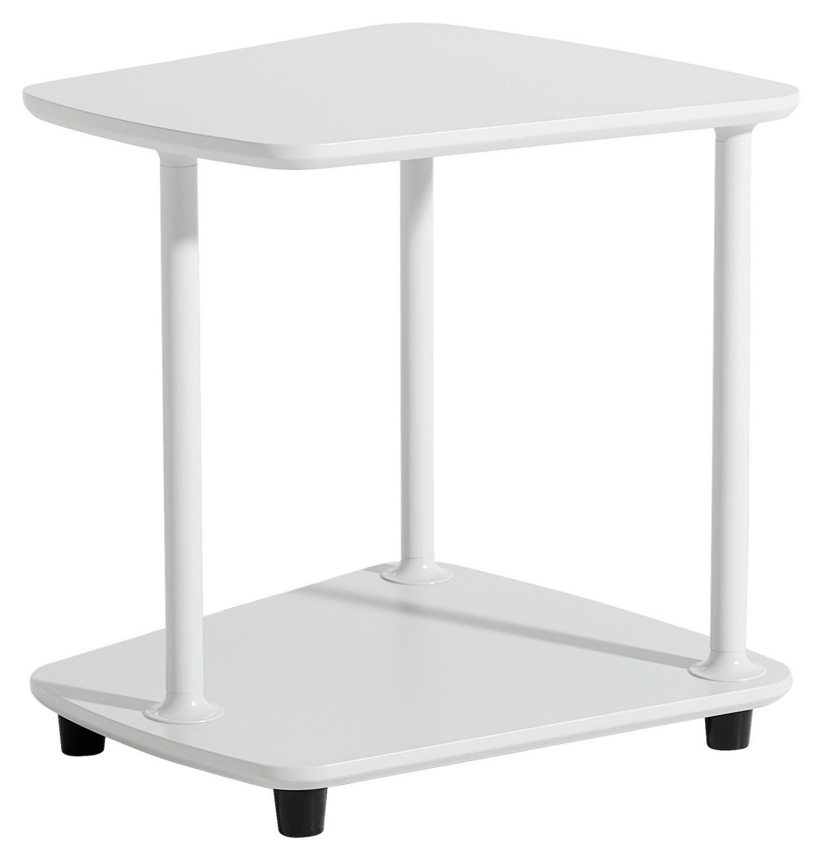 SIDOBORD i metall, trämaterial 38/28/41 cm  - gråvit/grå, Basics, metall/trämaterial (38/28/41cm) - Best Price