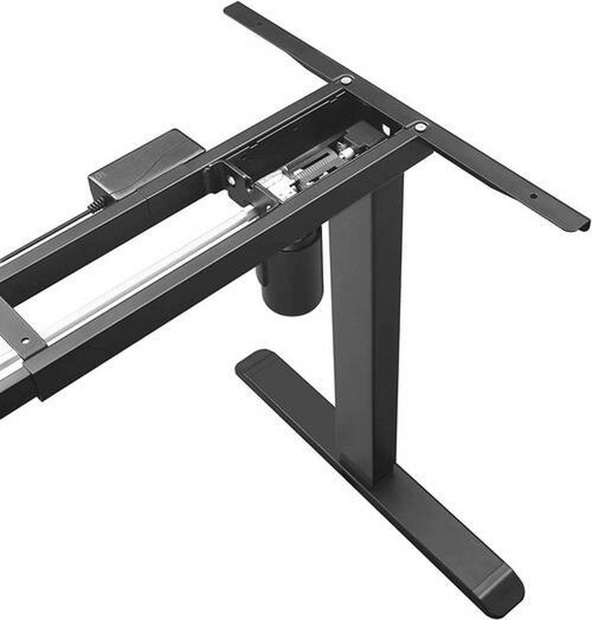SCHREIBTISCHBEINE  in Schwarz  - Schwarz, Basics, Metall (115-147/71-112/60cm) - Boxxx