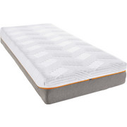 Polyurethanschaumkern Viscomatratze 90/200 cm - Weiß/Grau, Basics, Textil (90/200cm) - Tempur