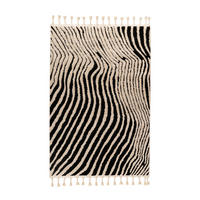 KOBEREC S VYSOKÝM VLASEM, 160/230 cm, bílá - bílá, Konvenční, textil (160/230cm)
