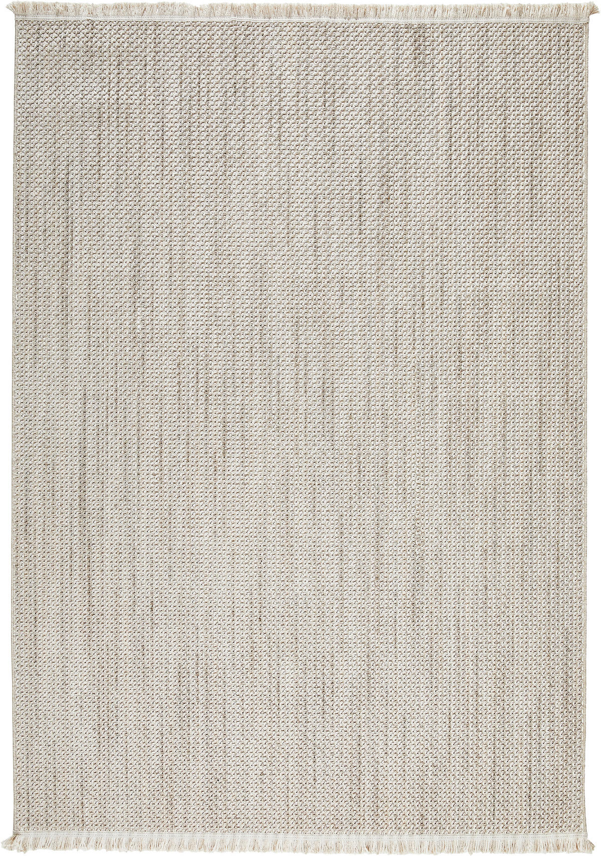 WEBTEPPICH 240/340 cm Weiß, Hellgrau  - Hellgrau/Weiß, Basics, Textil (240/340cm) - Novel