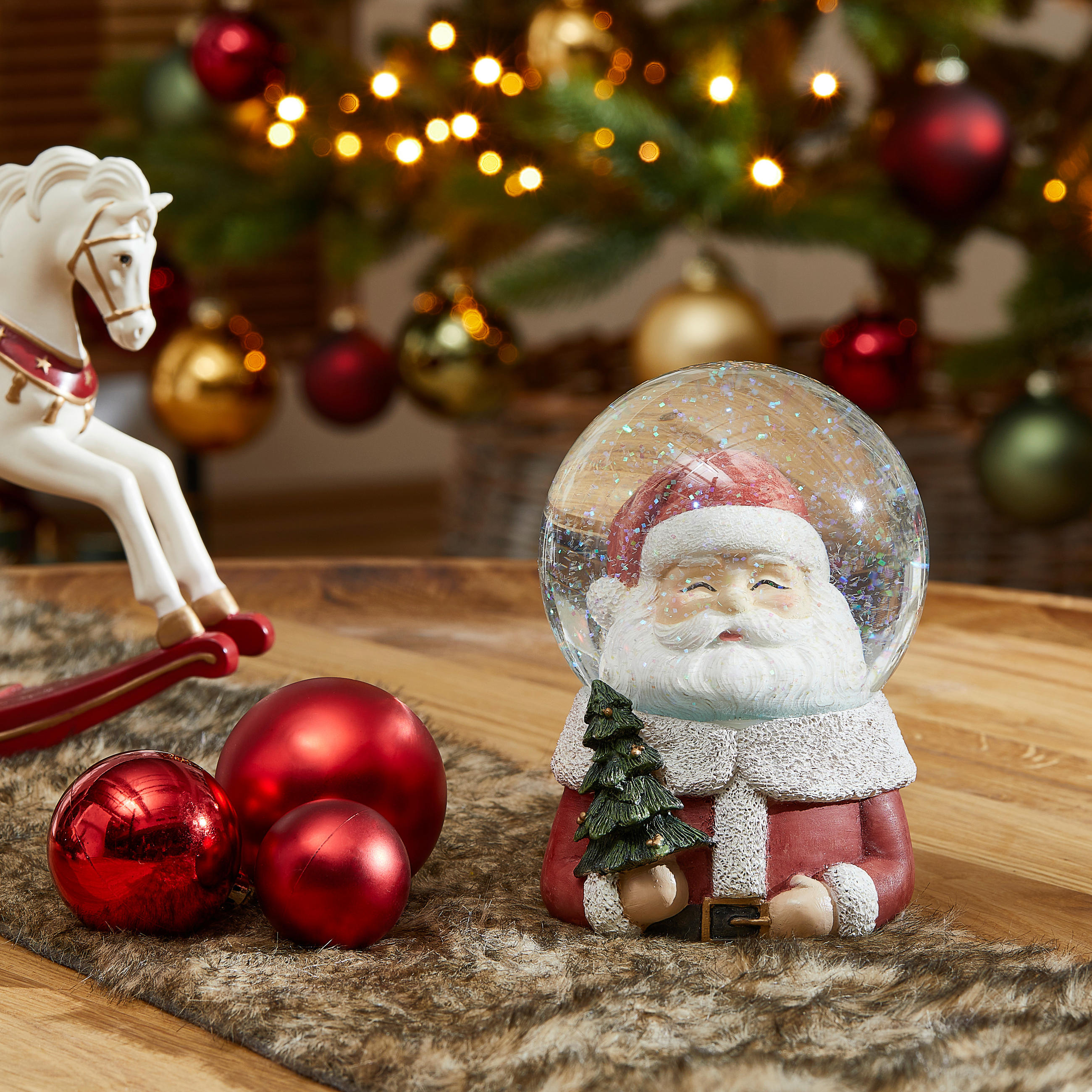 WEIHNACHTSMANN  - Rot, Basics, Kunststoff (9,5/10/14cm) - X-Mas