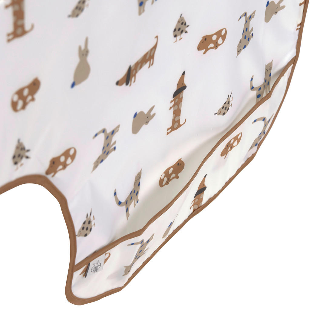 Thumbnail - Lässig Ärmellätzchen Little Mateys, Transparent, Braun, Blau, Textil, Tier, 0.3x36x80 cm, Oeko-Tex® Standard 100, BPA-fr...