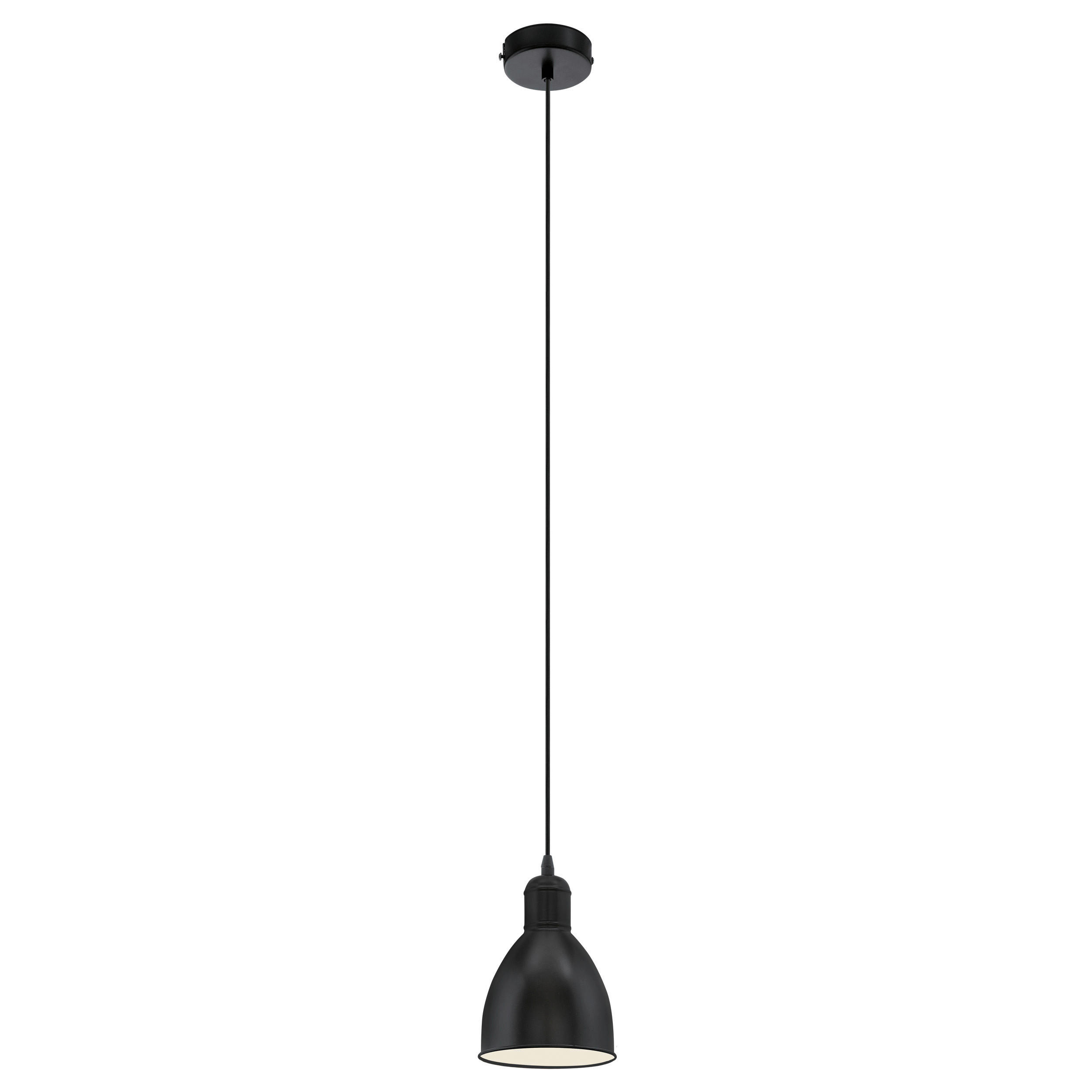 HÄNGELEUCHTE 15,5/110 cm    - Weiss/Schwarz, Design, Metall (15,5/110cm) - Eglo