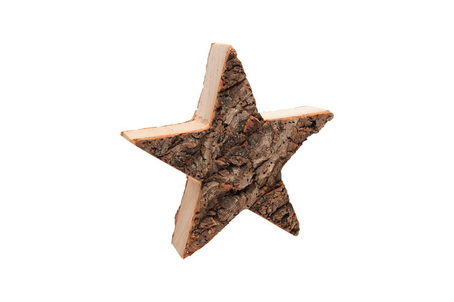 DEKOSTERN  - Naturfarben, Basics, Holz (35/35/4cm) - X-Mas