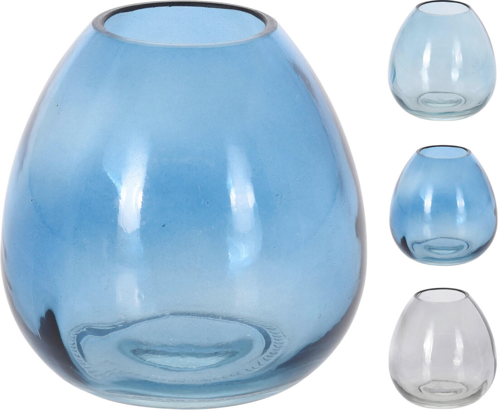 Vază  - Basics, sticlă (11/11/10cm)