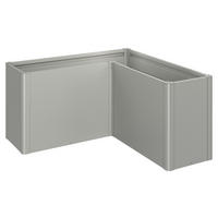 HOCHBEET Belvedere  - Grau, Basics, Metall (152/152cm) - Biohort