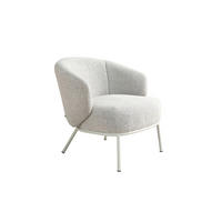 SESSEL in Bouclé Greige, Seidengrau  - Greige/Seidengrau, MODERN, Textil/Metall (73/73/80cm) - Schöner Wohnen