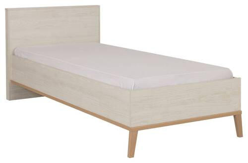 BETT 90/200 cm  in Kastanienfarben  - Kastanienfarben/Buchefarben, MODERN, Holz (90/200cm) - MID.YOU