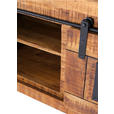 LOWBOARD  in 160/50/45 cm  - Schwarz/Naturfarben, KONVENTIONELL, Holz/Holzwerkstoff (160/50/45cm) - Landscape